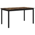 vidaXL Jedálenské stoly 140 x 80 x 75 cm Kompozitné drevo Dymový dub