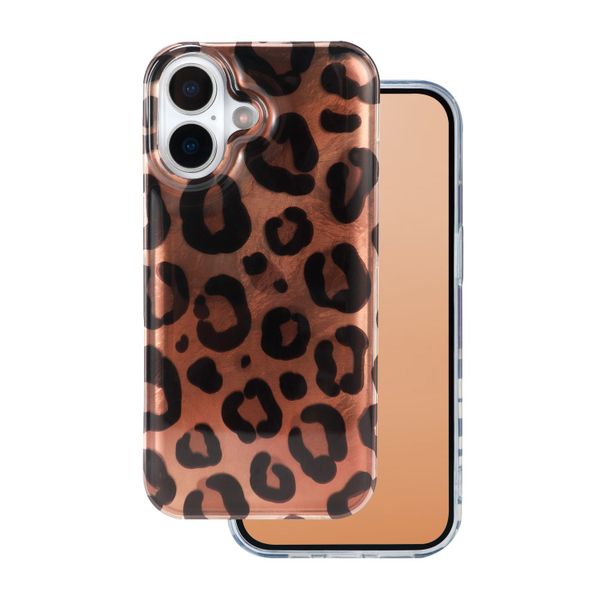 Puzdro so zvieracím vzorom pre iPhone 16 6,1" Panther