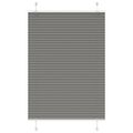 vidaXL plisovaná roleta antracitová 90x150 cm Šírka látky 89,4 cm
