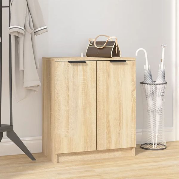 vidaXL Botník dub sonoma 59x35x70 cm spracované drevo