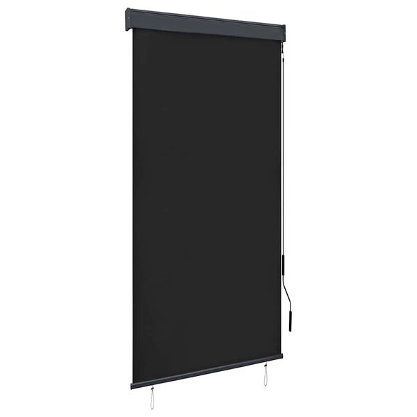 vidaXL Vonkajšia zatemňovacia roleta 80x250 cm antracitová