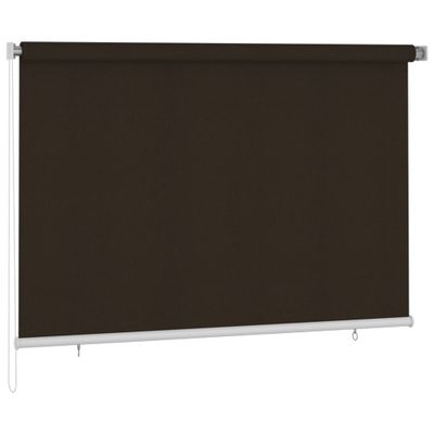 vidaXL Vonkajšia zatemňovacia roleta 220x140 cm hnedá