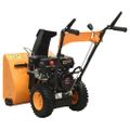 vidaXL Snehová fréza, 6.5 HP žlto-čierna