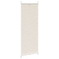 vidaXL Skladaná žalúzia, 50x150cm, krémová