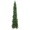 vidaXL Umelý predsvietený vianočný stromček so 130 LED 210 cm