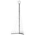 vidaXL LED vianočný stromček 447 LED teplá biela 250 cm