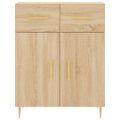 vidaXL Vysoká skrinka dub sonoma 69,5x34x180 cm spracované drevo