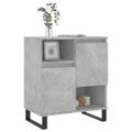 vidaXL Komoda betónovo sivá 60x35x70 cm spracované drevo