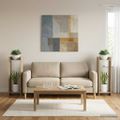 vidaXL Stojan na rastliny 2 ks Dub sonoma 30 x 30 x 100 cm