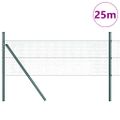 vidaXL Hexagonálny plotový základ 25 x 0,8 m PVC potiahnutá oceľ