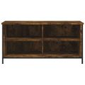 vidaXL TV skrinka dymový dub 100x40x50 cm spracované drevo