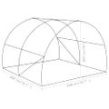 vidaXL Skleník 4 m² 2x2x2 cm