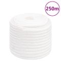 vidaXL Lodné lano biele 16 mm 250 m polypropylén
