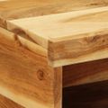 vidaXL Nástenná TV skrinka 60x30x19 cm masívna akácia