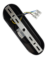 Q-03AD Stropné bodové svetlo 2xGU10 čierne QTEC