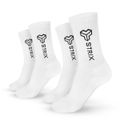 Ponožky Essential Crew 2Pack White - STRIX, veľkosť L