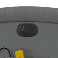 vidaXL Zdvíhacie a sklápacie elektrické masážne kreslo tmavosivé látka