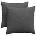 vidaXL Vankúše na pohovku 2 pcs Tmavo šedá 45 x 45 cm
