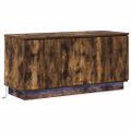 vidaXL TV skrinka 100 x 38 x 49 cm Dymová dub Kompozitné drevo