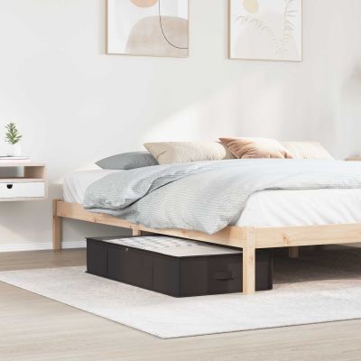 vidaXL Úložná krabica s priehľadným horným oknom 6 pcs Antracitová
