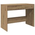 vidaXL Stôl dub artisan 101x50x76,5 cm kompozitné drevo