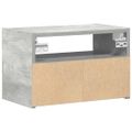 vidaXL Nástenné nočné stolíky 2 ks betónovosivé 45x26x28,5 cm