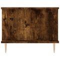 vidaXL Konferenčný stolík dymový dub 90x50x40 cm kompozitné drevo