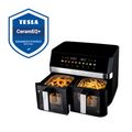 TESLA AirCook DualZone Q787 XXL Deluxe - multifunkčná duálna digitálna horúcovzdušná fritéza