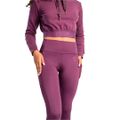 Dámske legíny Essential Plum - STRIX, veľkosť XL, veľkosť oblečenia XL
