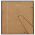vidaXL Fotorámiky na stôl, koláž 3 ks, modré 20x20 cm, MDF