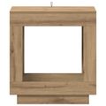 vidaXL Bočný stôl Dub artisan 60 x 40 x 65 cm Kompozitné drevo