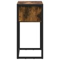vidaXL Koncový stôl Dymová dub 100 x 36 x 75 cm Kompozitné drevo