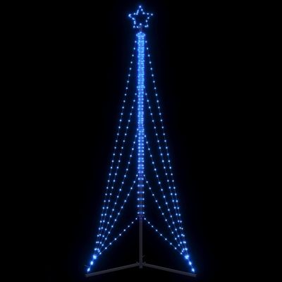 vidaXL LED vianočný stromček 525 LED modré 302 cm
