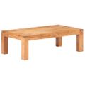 vidaXL Konferenčný stolík 110x60x35 cm, akáciový masív, medový náter