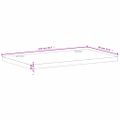 vidaXL Doska stolíka 110x60x4 cm masívny buk