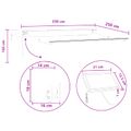 vidaXL Ručný rám markízy s LED Piesková 3,5 x 2,5 m