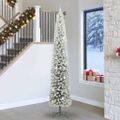 vidaXL Umelý vianočný stromček Zelená 270 cm PVC, oceľ a plast