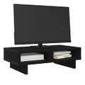 vidaXL Stojan na monitor, čierny dub, 50x27x15 cm, umelé drevo