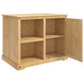 vidaXL Kuchynský ostrovný set 2 ks Medový vosk 112 x 77 x 91,5 cm