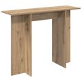vidaXL Konzolový stôl Dub artisan 100 x 30 x 75 cm Kompozitné drevo