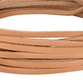 vidaXL Kožený remienok 1 Svetlohnedá 500 x 0,3 cm Koža