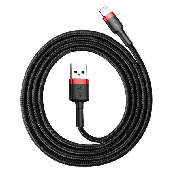 Baseus Cafule USB Lightning kábel 1,5 A 2 m (čierny + červený)