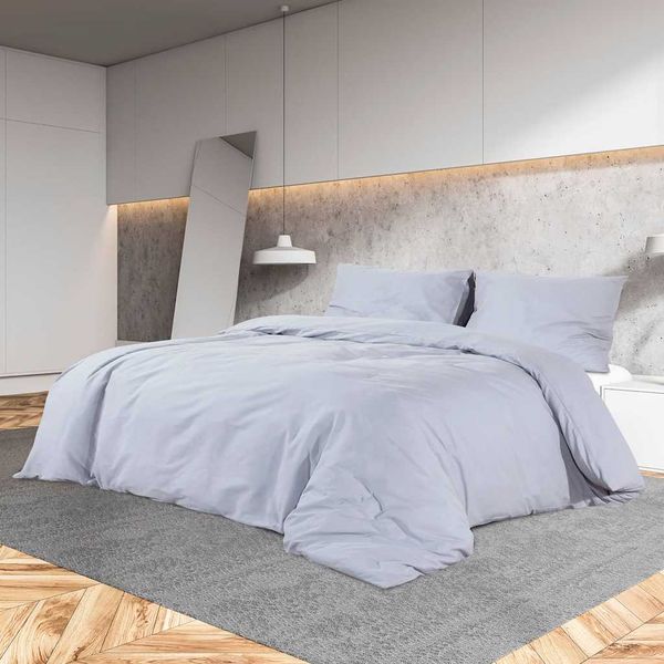 vidaXL Súprava obliečok sivá 200x220 cm ľahké mikrovlákno