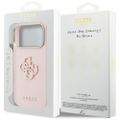 Guess HC PU FW RESIN LOGO PINK puzdro pre iPhone 17 Pro Max 6,9"