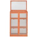 vidaXL Skleník, drevo 75x47x109 cm