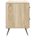 vidaXL Nočný stolík Dub sonoma 62 x 34,5 x 47,5 cm Kompozitné drevo