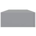 vidaXL Zásuvkové police nástenné 2 ks sivé 60x23,5x10 cm MDF