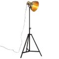 vidaXL Podlahová lampa 25 W starožitná mosadzná 61x61x90/150 cm E27