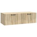 vidaXL Nástenná TV skrinka Dub sonoma 98 x 41 x 30 cm Kompozitné drevo
