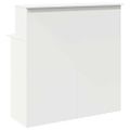 vidaXL Recepčný pult biely 100x50x103,5 cm, umelé drevo